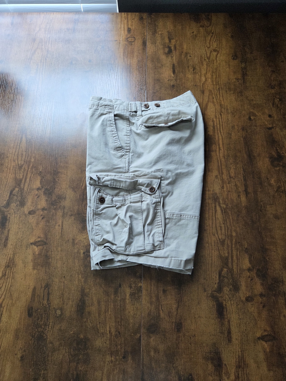 American Eagle Outfitters Mens Classic Fit Adjustable Waist Cago Shorts Size 34
